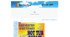 Desktop Screenshot of bluewaterpools.com